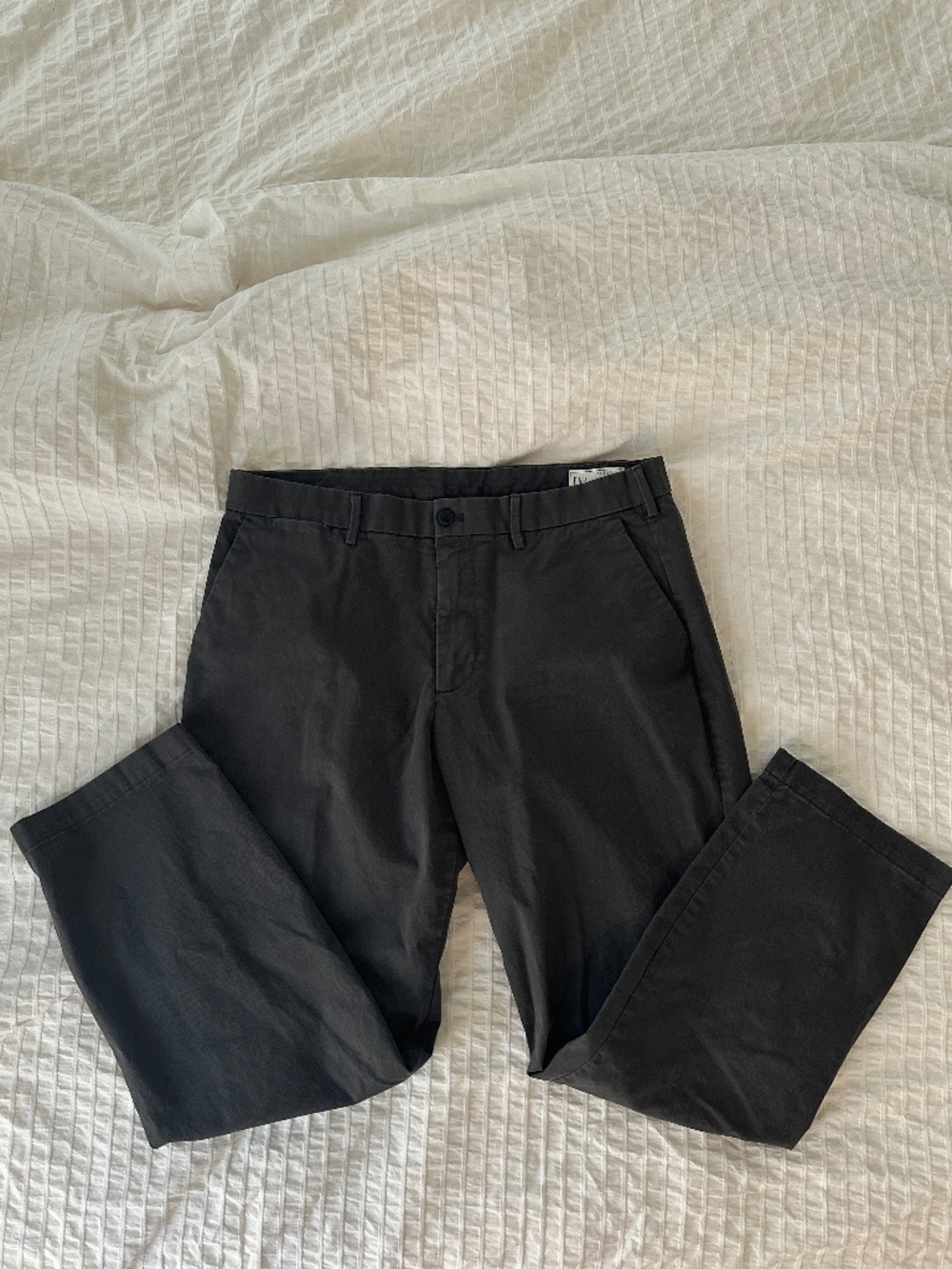 Men's Gap Relaxed Pants Dark Olive/Green 36x30